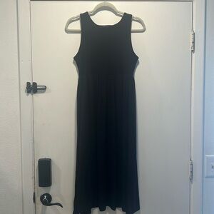 Ann Taylor black midi dress